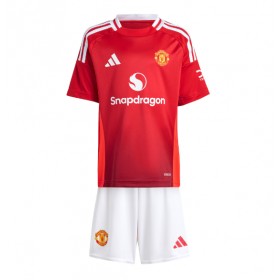 Manchester United Heimtrikot 2024-25 Kurzarm (+ kurze hosen)